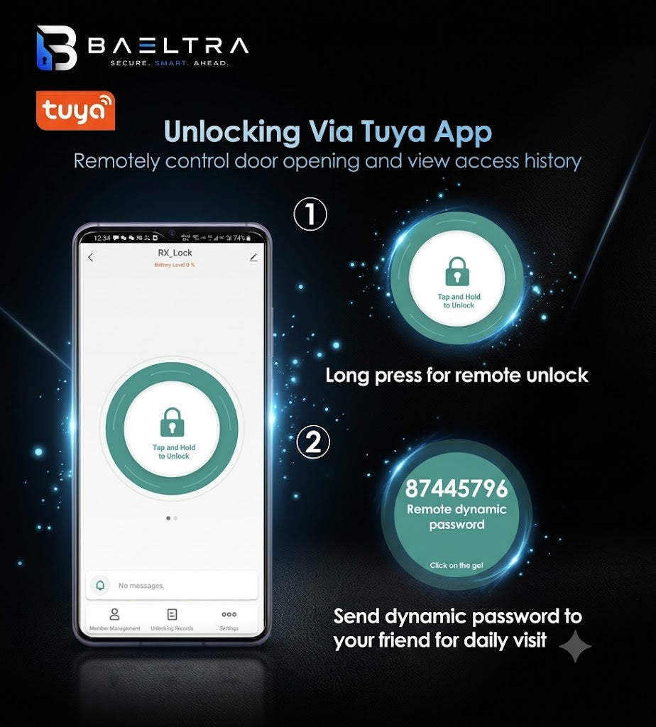 WIFI Fingerprint Smart Door Lock